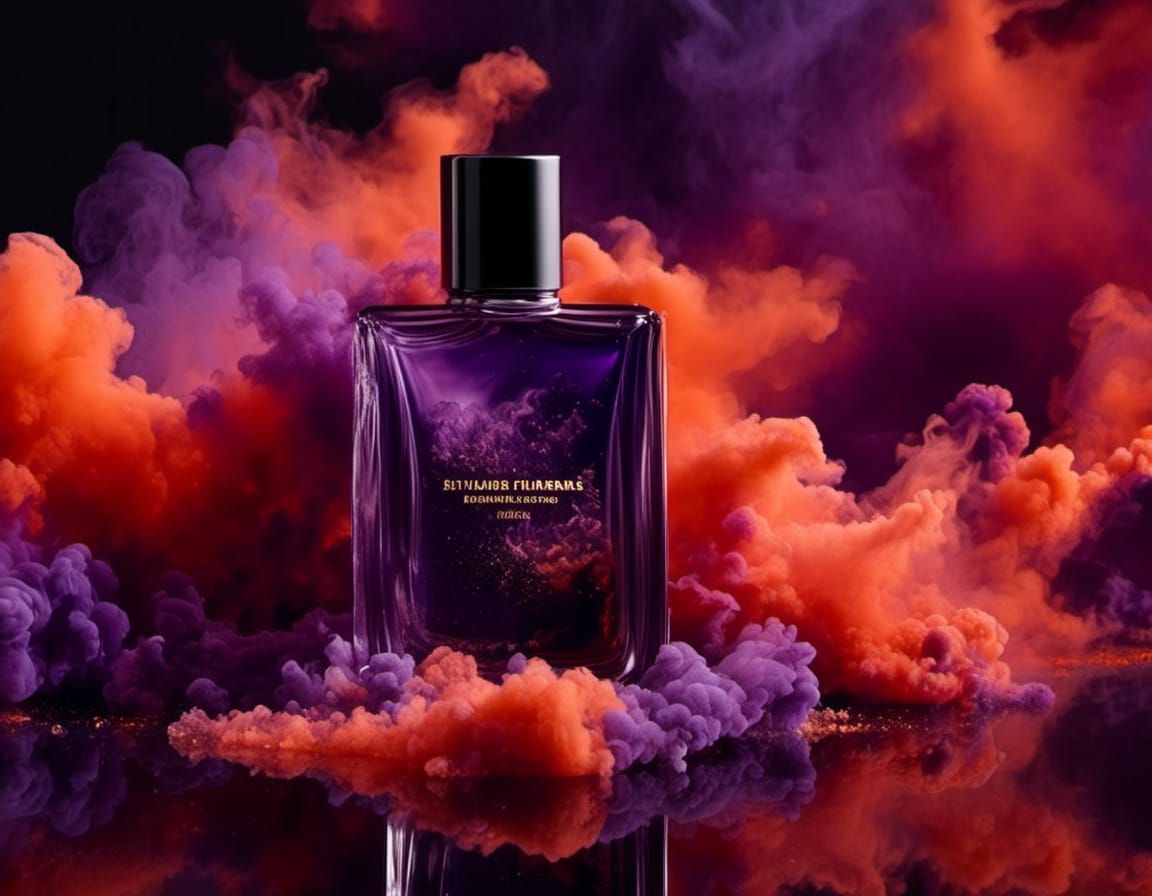 Designer Fragrance Made of Colored Smoke