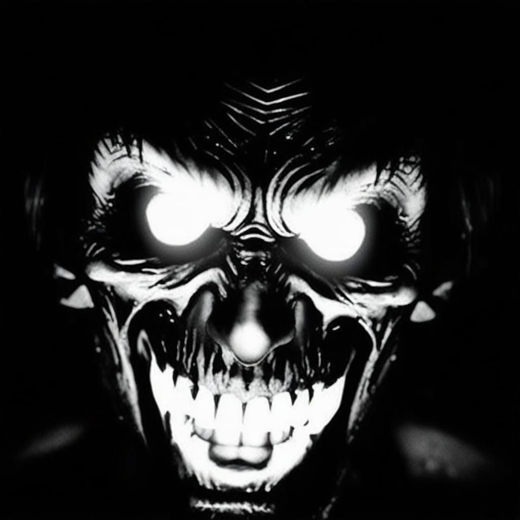 Ominous Nighttime Encounter in a Blizzard