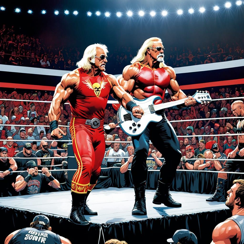Hulk Hogan Rockstar in the Arena