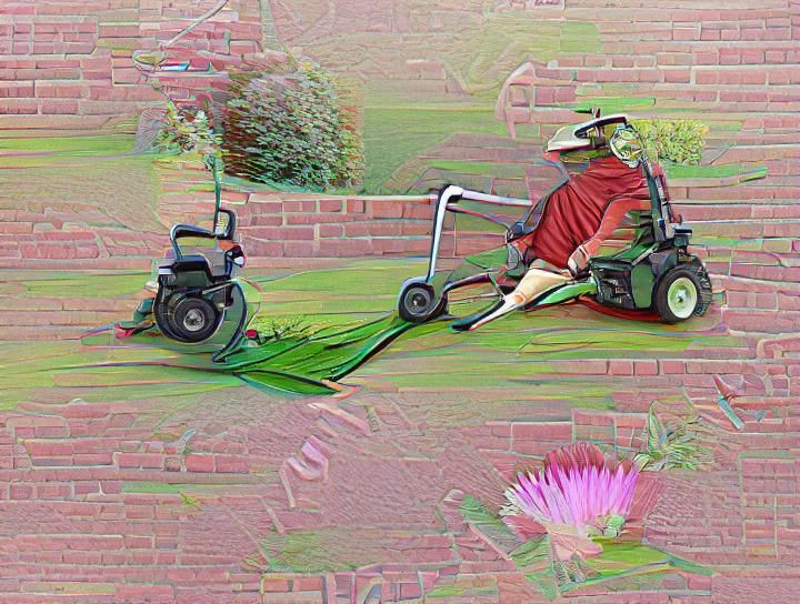Crippled Lawnmower Image