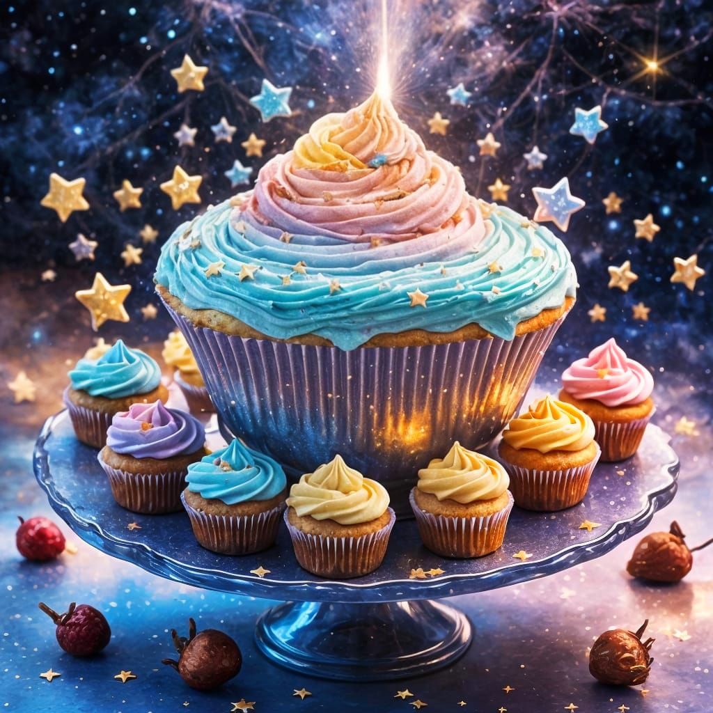 Magical Foods: Sparkle Cupcakes and Cosmic Berries