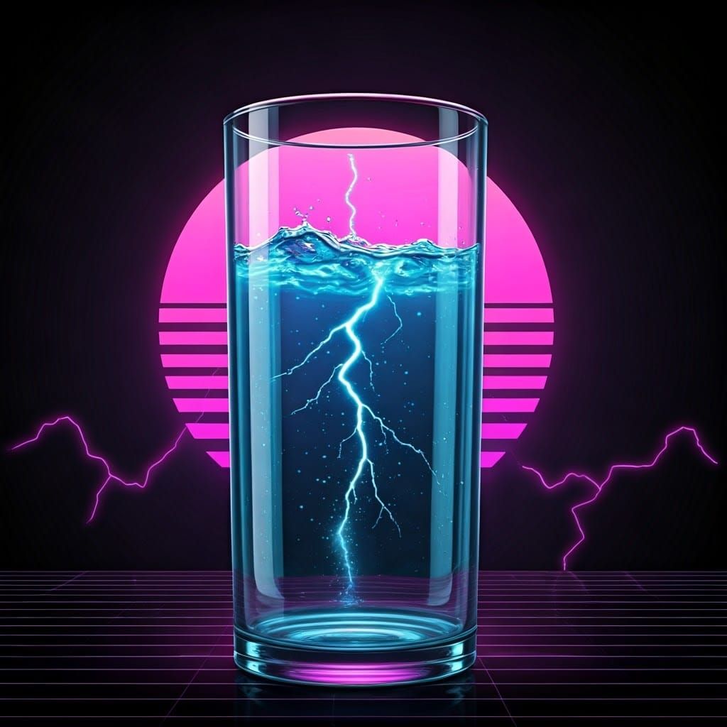 A storm in a glass of water