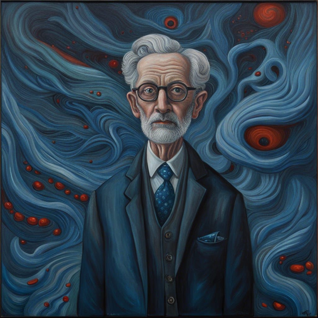 Outsider Art: Professor Personifying The Great Abyss