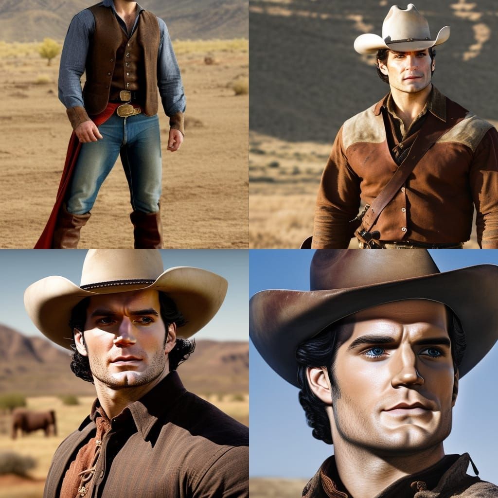 Cowboy in the American West