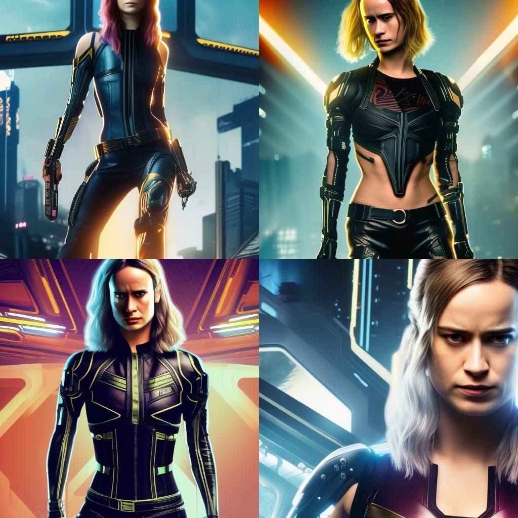 Catwoman in Cyberpunk 2099 Style