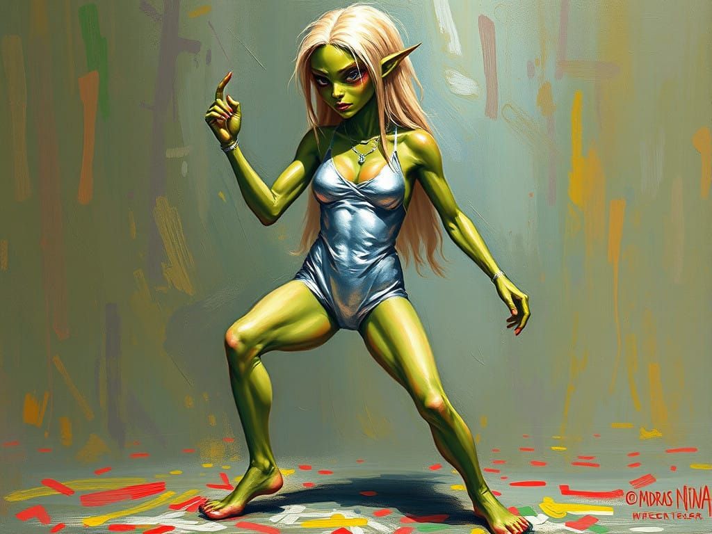 Neo-Impressionist Alien Wrestling Champion