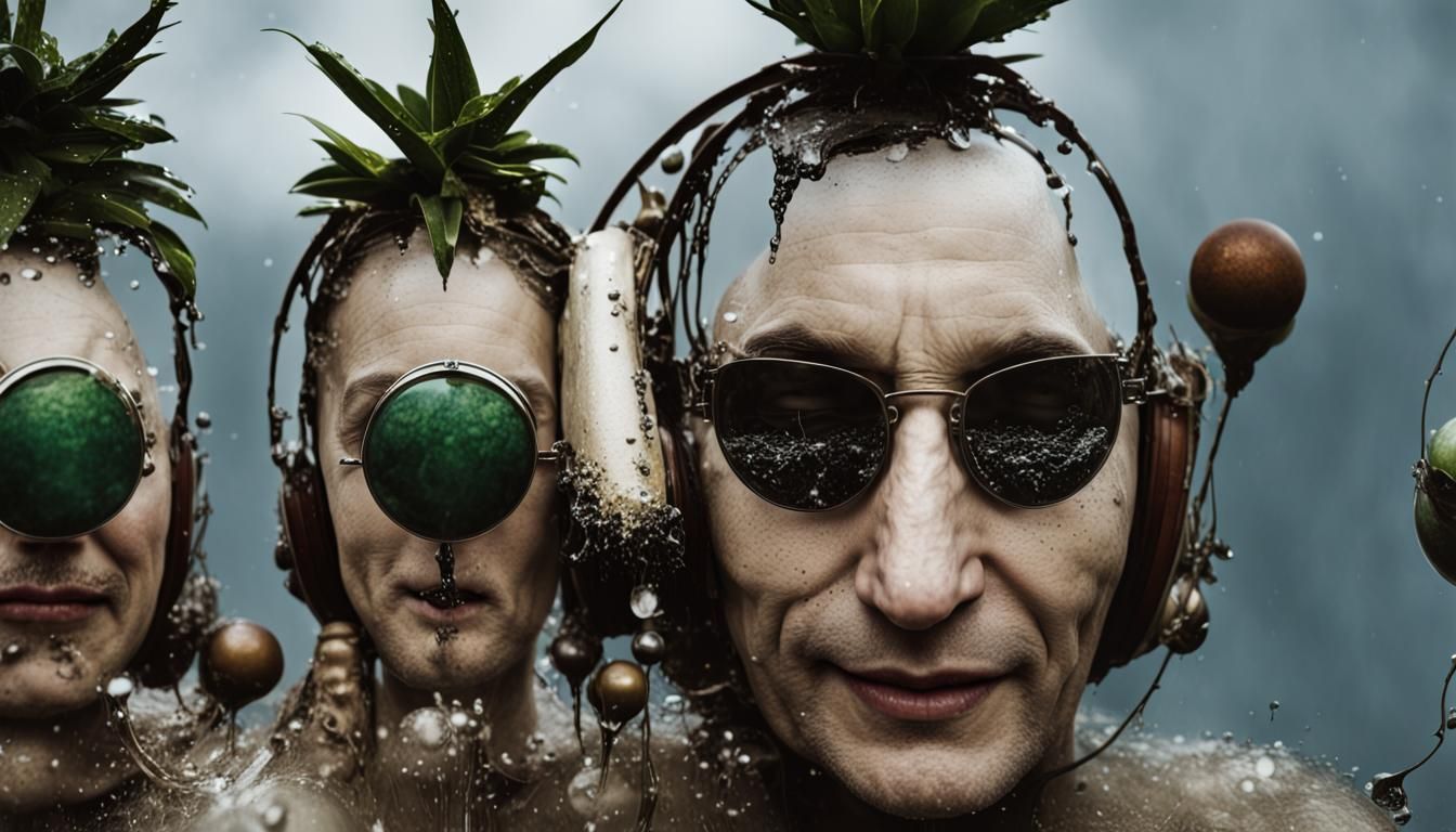 Harmonious Chaos: Dancing Raindrops Unite All Life