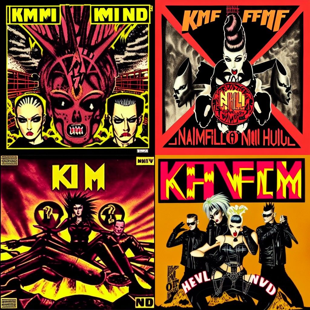 KMFDM Naive / Hell To Go Album Art