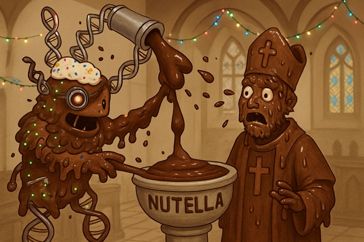 Remember That Day ... Cyboid Choc Anthropomorphic Multihelixes ... Mad Food Scientists' Lair ... Chocolate Vicar ... Pt ...