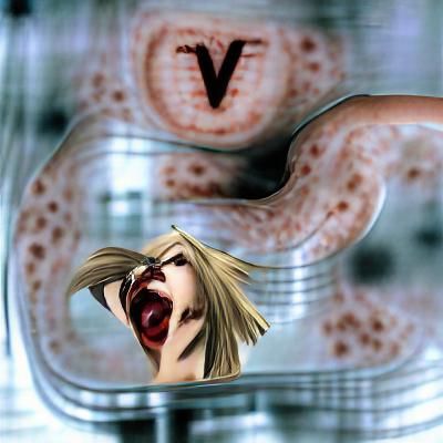 Surreal Image of Internal Anxiety and Foreboding