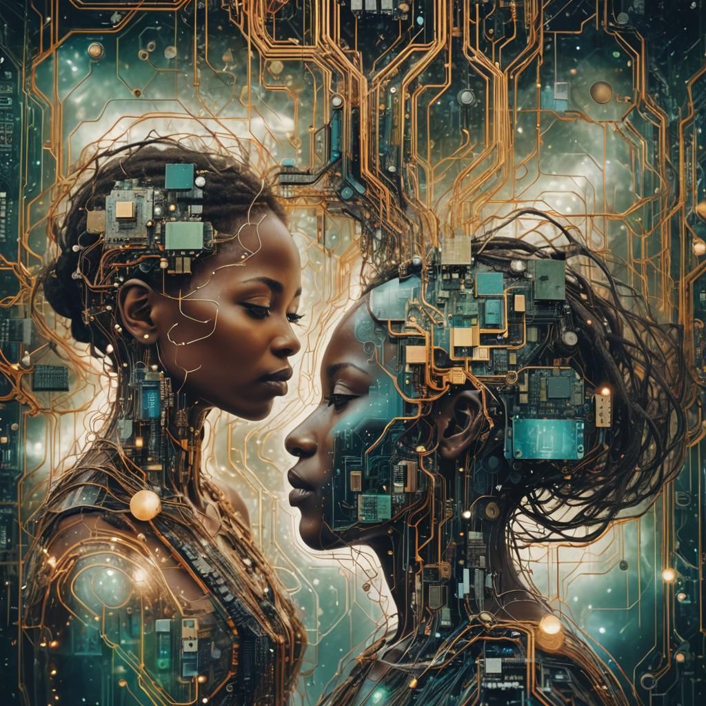 Surreal Quantum Entanglement with African Elements