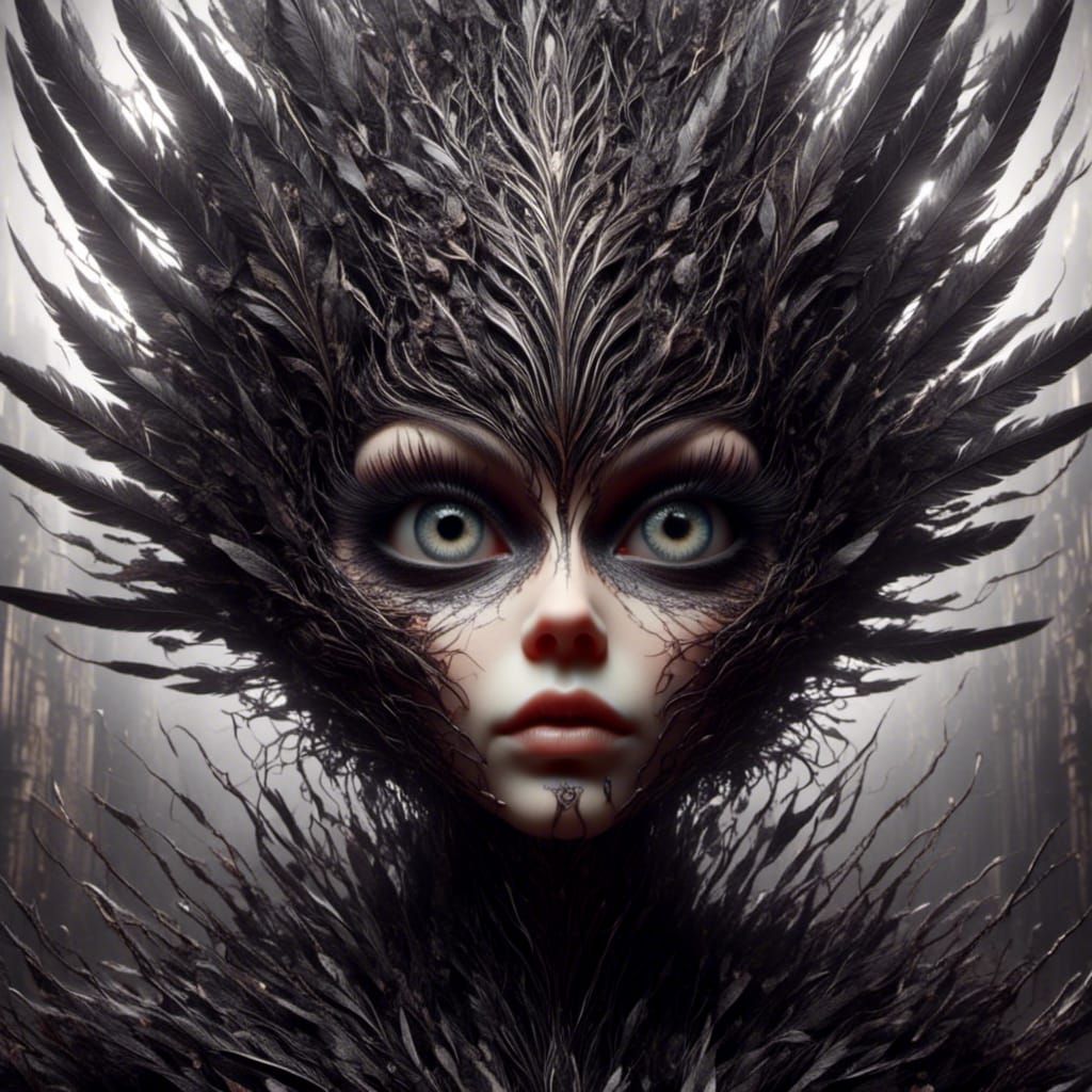 Ethereal Dream with Angel Feathers