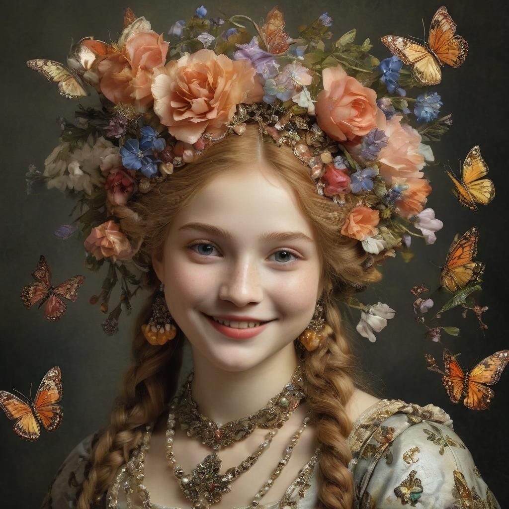 Benevolent Goddess in Renaissance Style