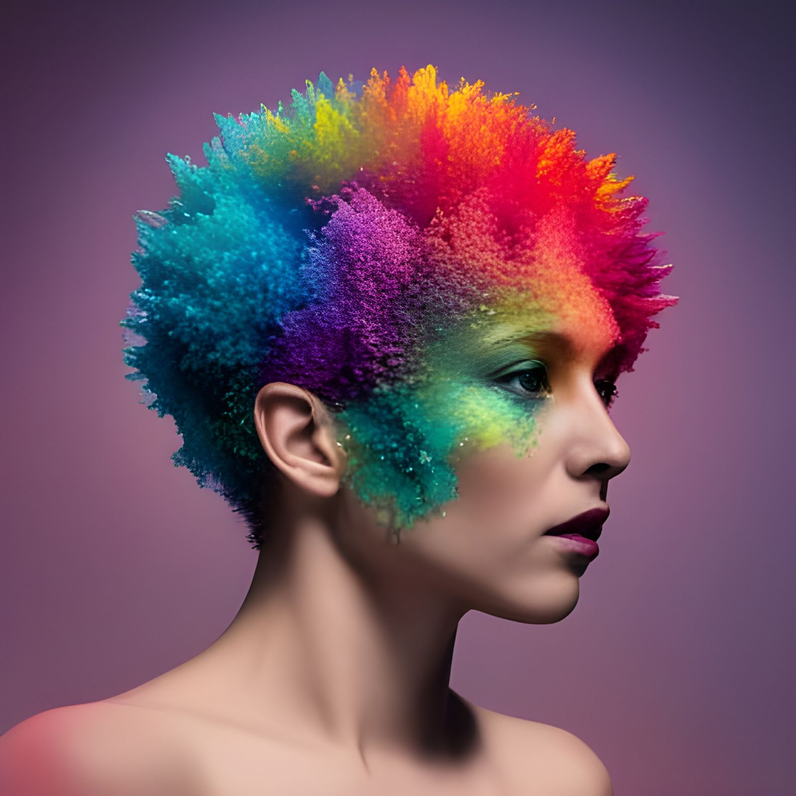 Ethereal Liquid Metal Fractal Art in 3D