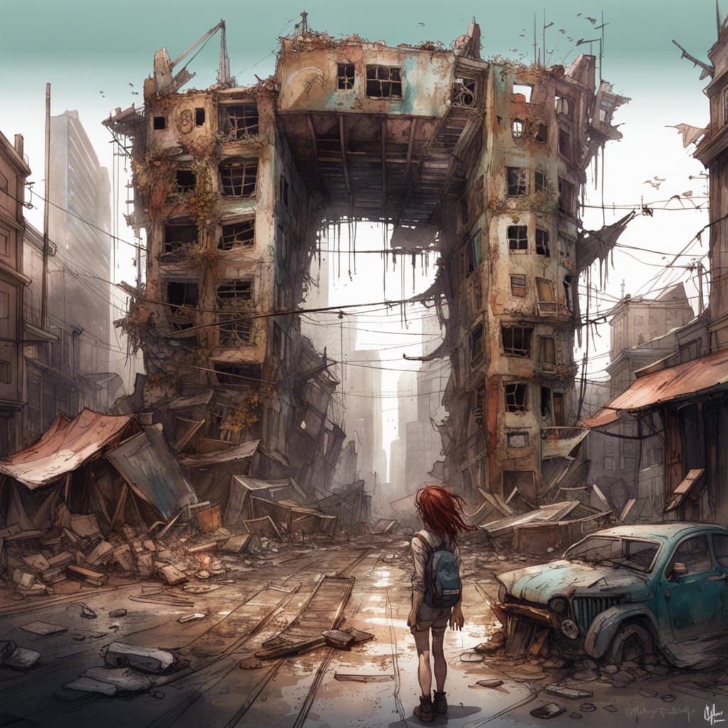 Soul Survivor ~ Post-Apocalyptic City in Ruins
