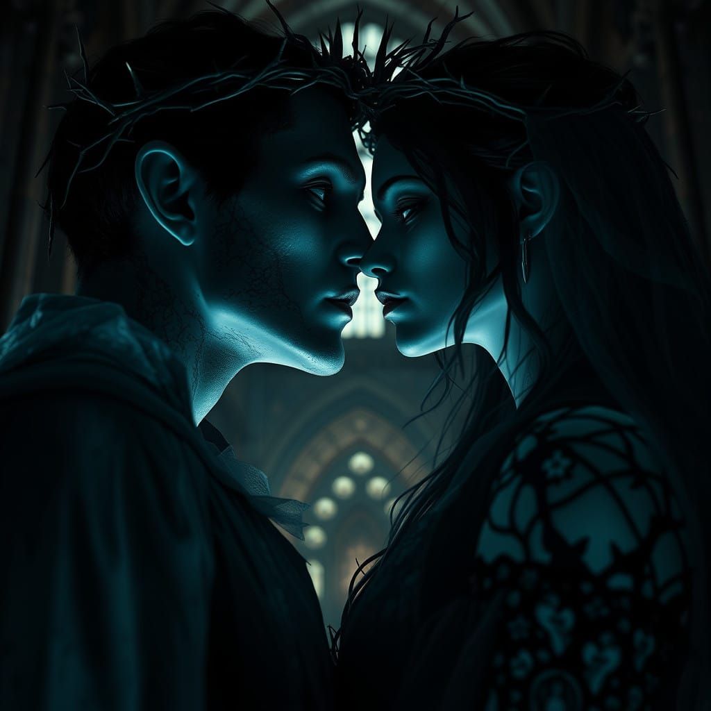 The Eternal Dance of Shadows in Twilight Cathedral