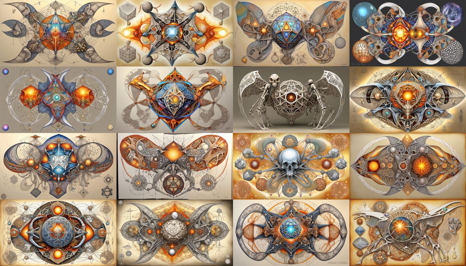 Fractal Quantum Zentangle with Crystalline Refractions