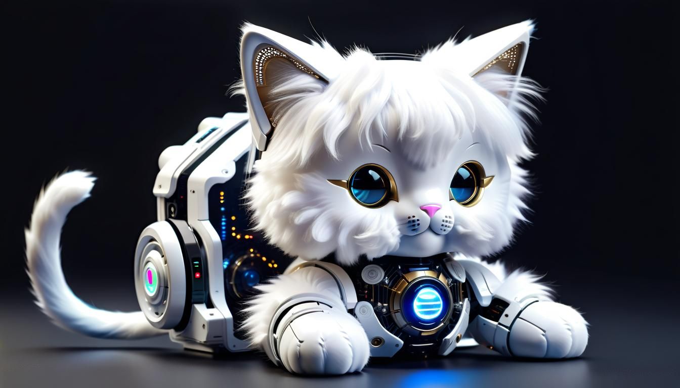 Playful cute Toy cat