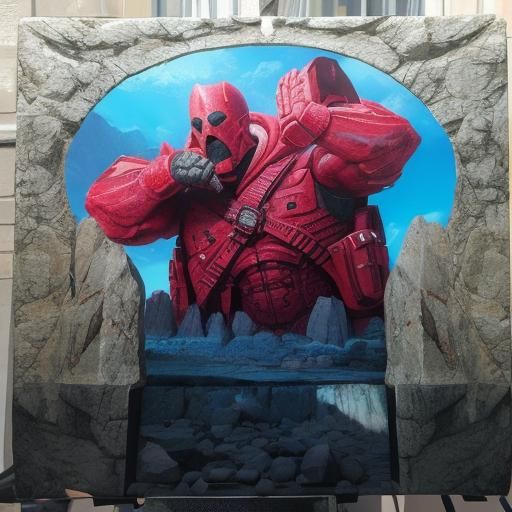 Detailed 3D Rendering of Rocks and Stones