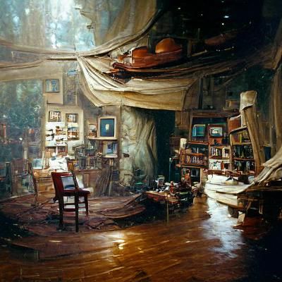 The Room of Stories: Oil Painting