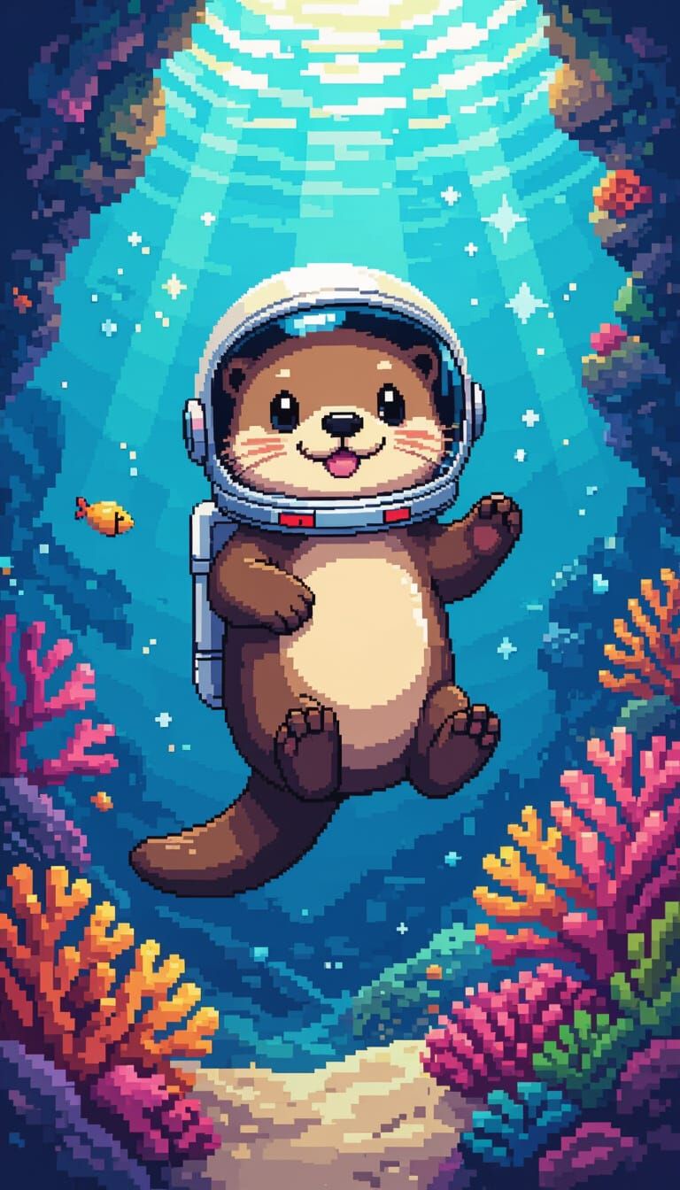 Underwater Otter