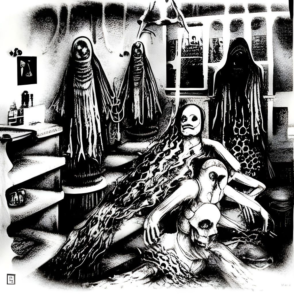 Water Barbershop Siege: Spooky Sci-Fi Fairytale Horror