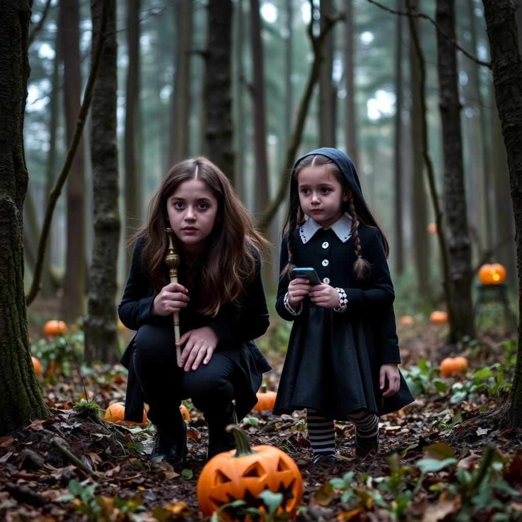 Rory and Wednesday: Halloween Mystery in Dark Forest