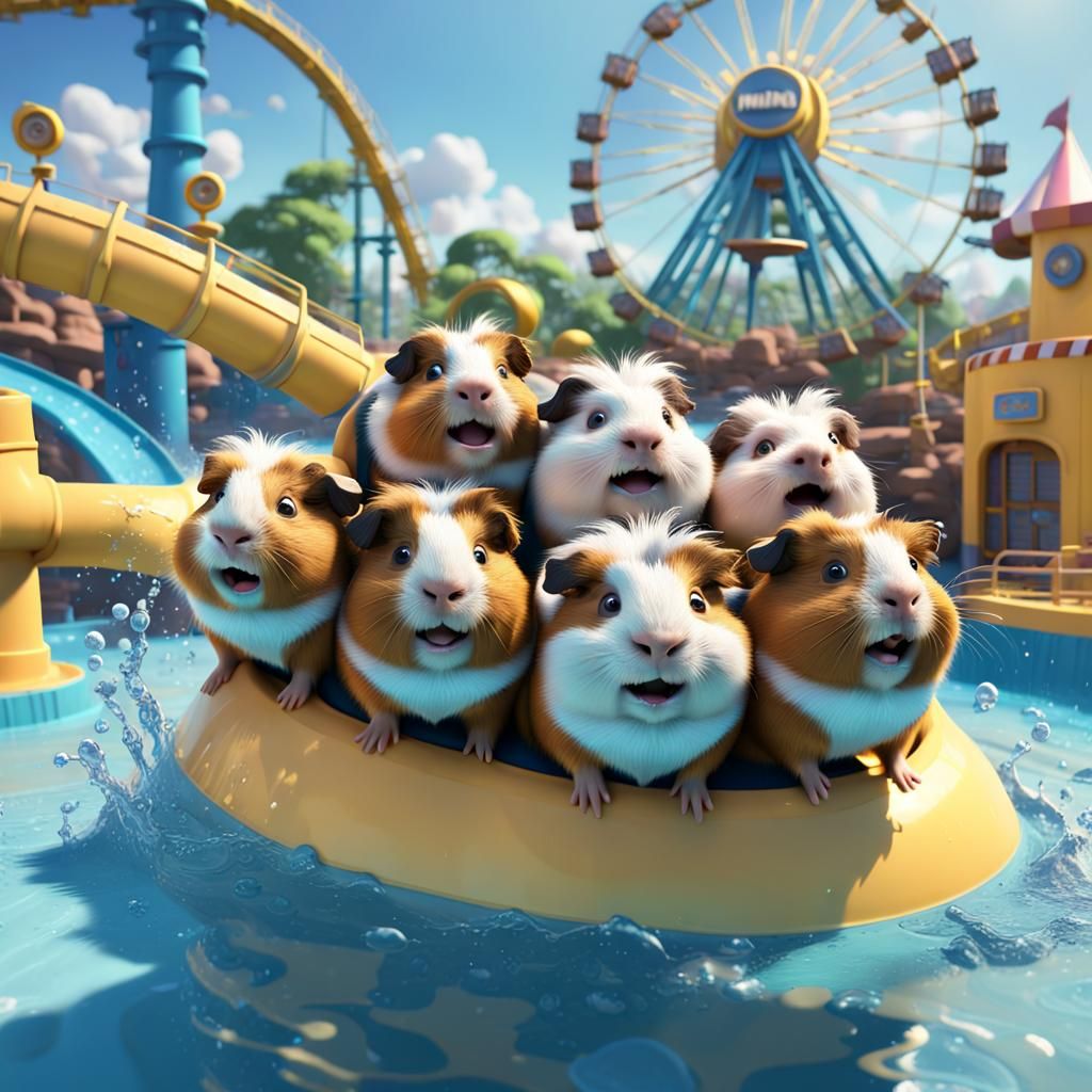 Guinea Pigs' Minion Theme Park Adventure