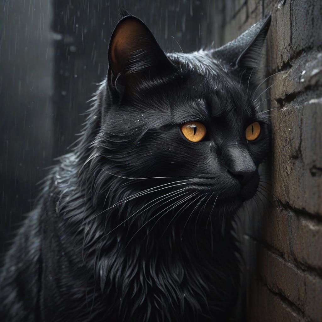 Tormented Soul Confronts Fateful Encounter in Charcoal Drawi...