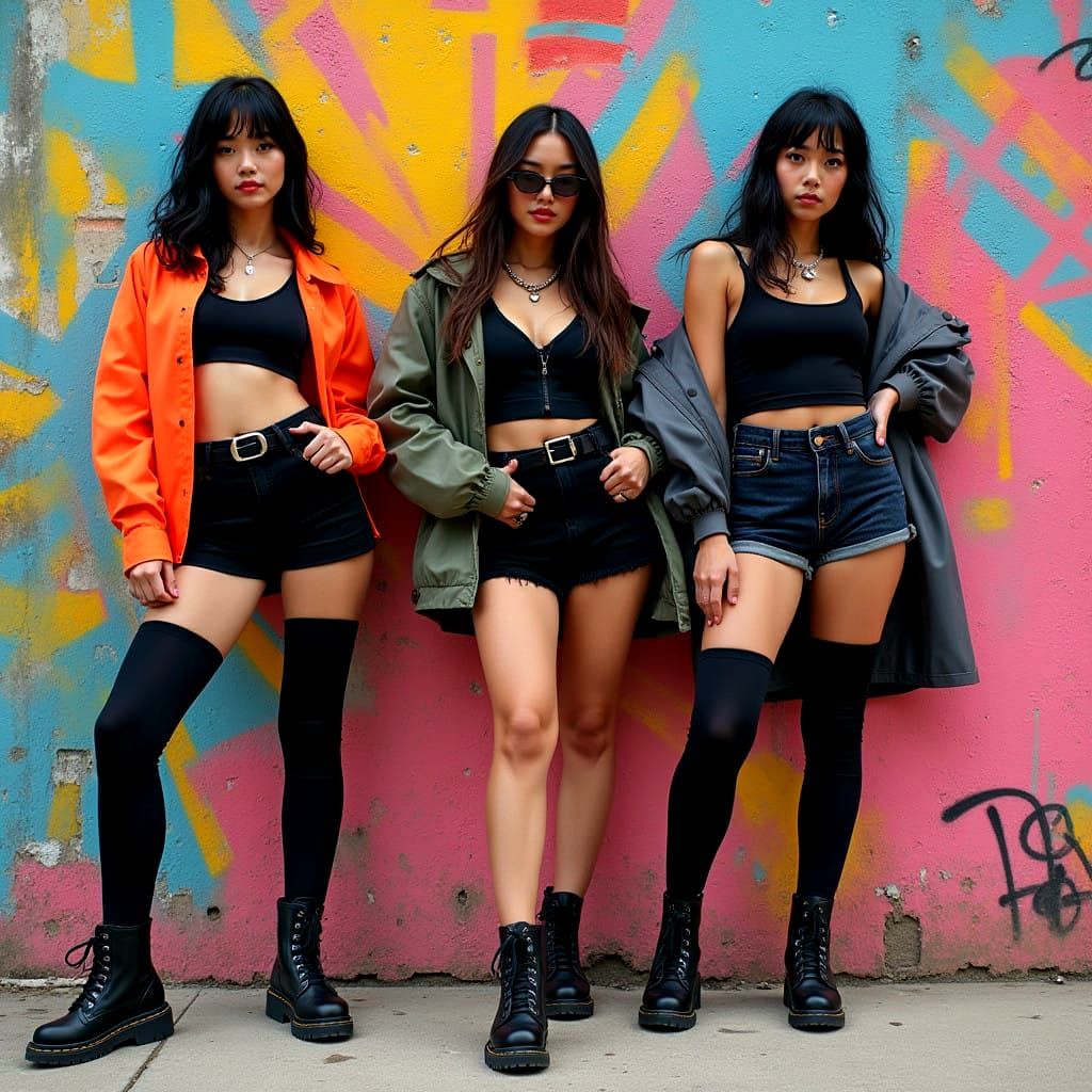 Sensual Women in a Dazzling Setting