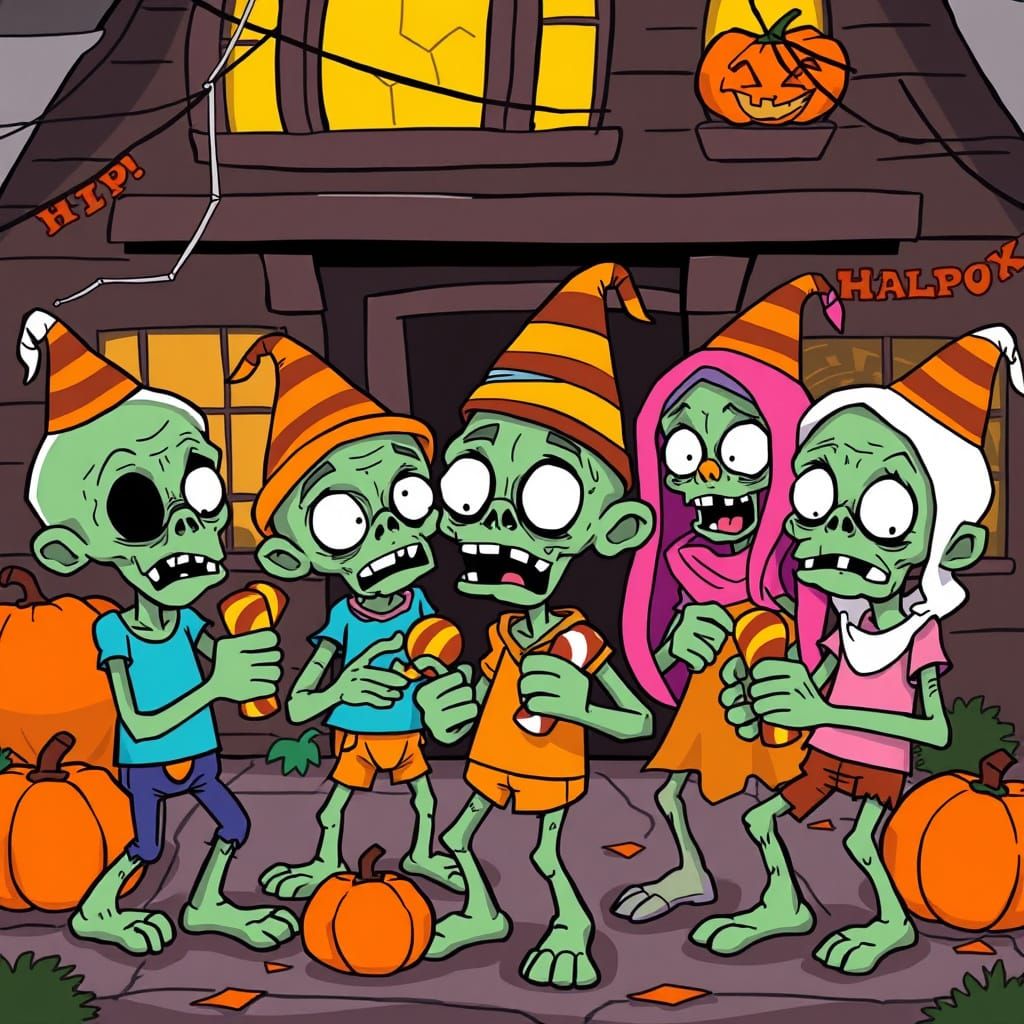 Zombie Halloween party