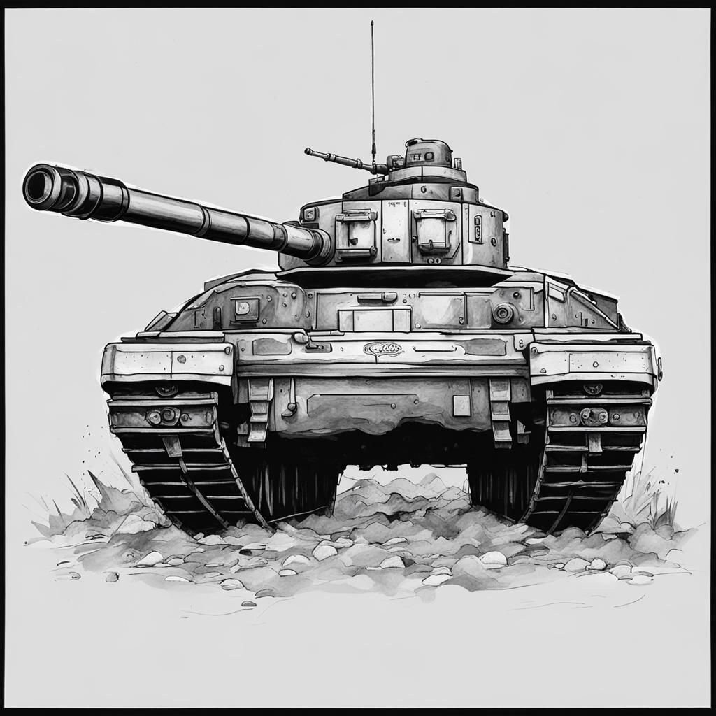 AI Generated Image of a Tank