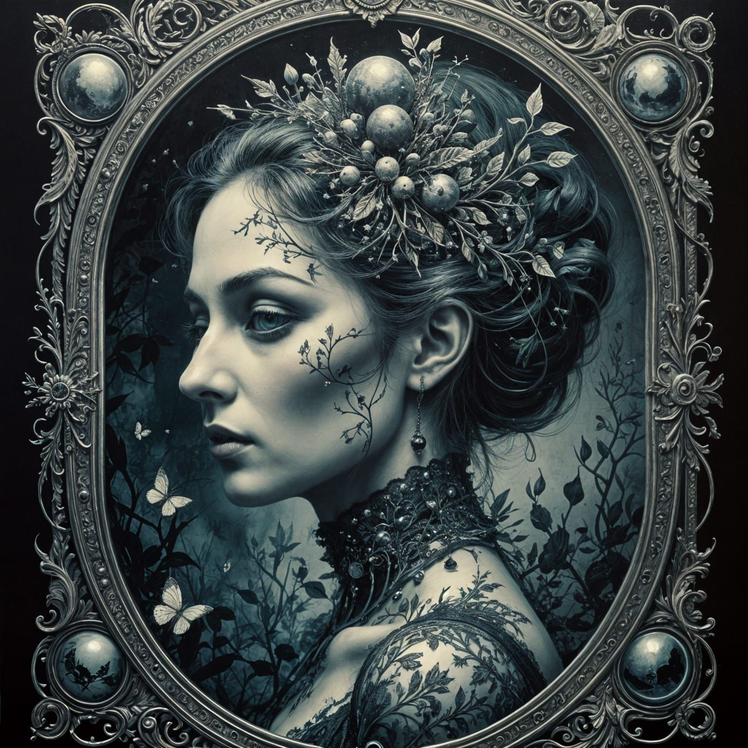 Surreal Victorian Lithograph Reveals Hidden Mystical Symboli...