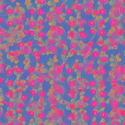 Repeating Teacups Pattern Design