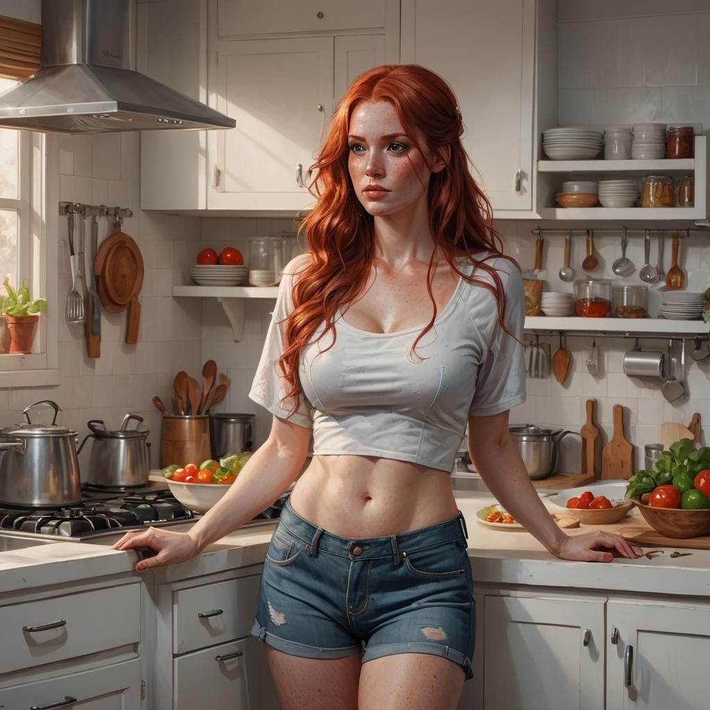 Ginger in the kitchen