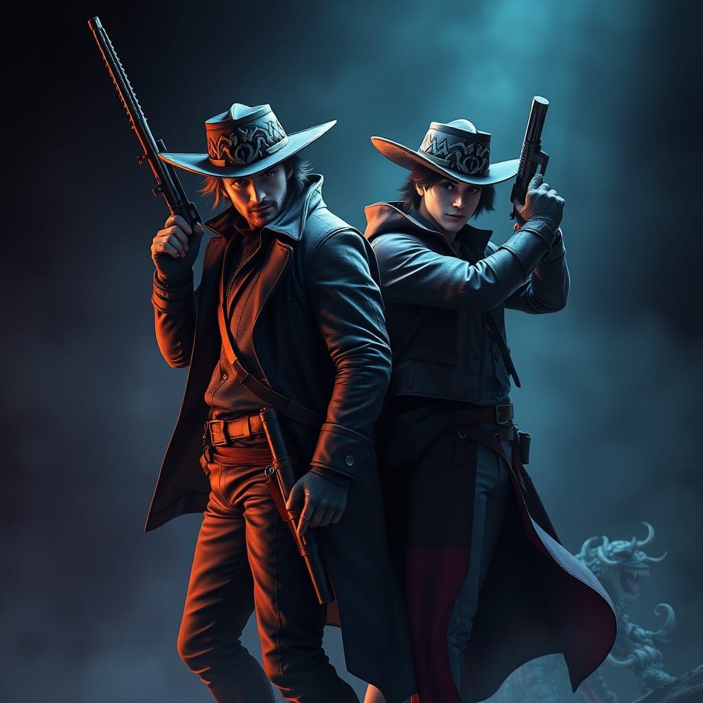 Brotherly Hunters Stand Tall in Mystical Darkness