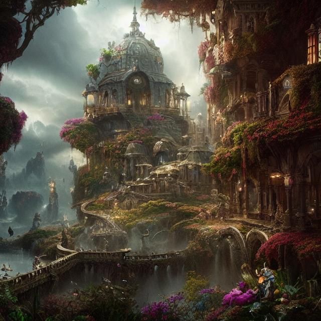Epic Wonderland: A Cinematic Digital Painting