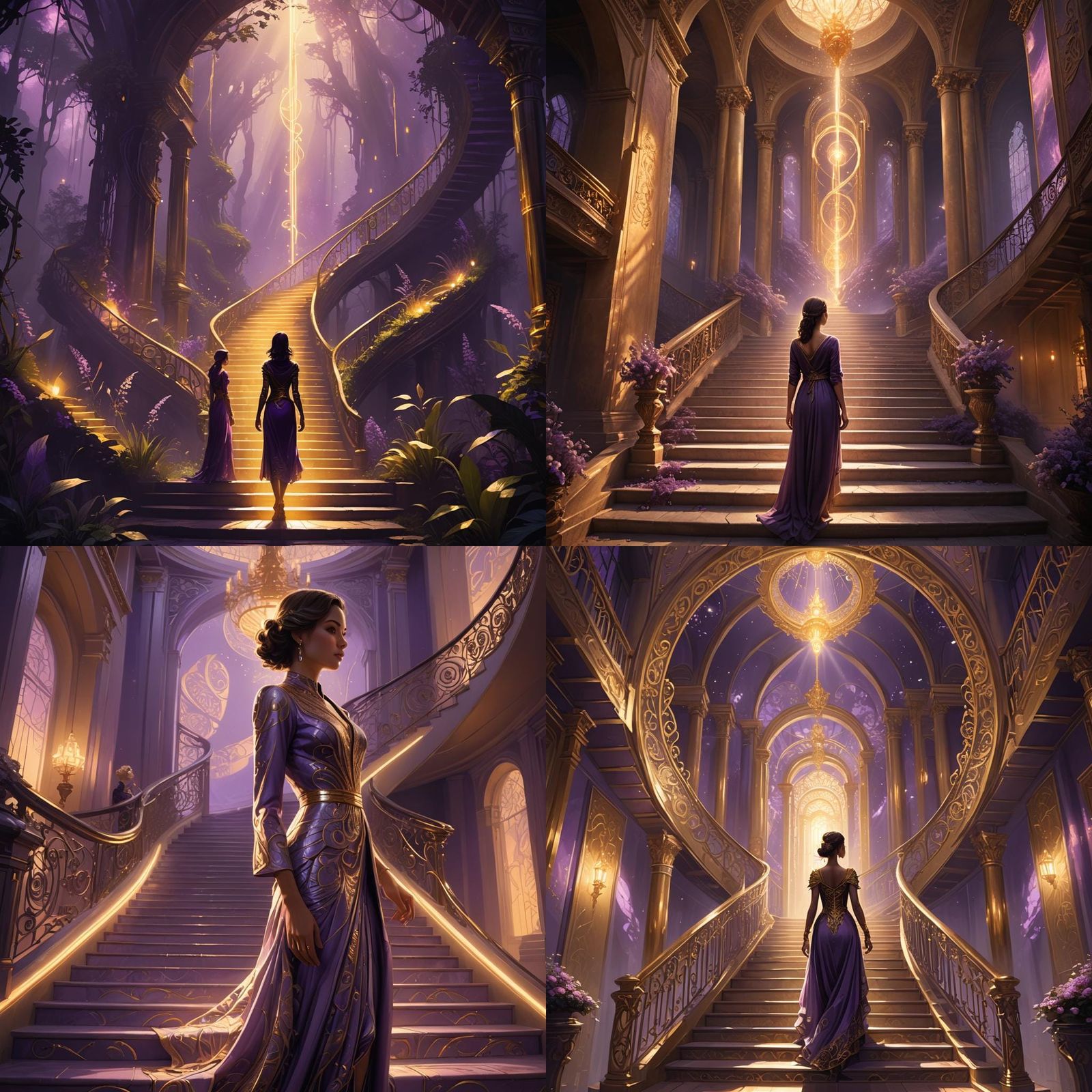 Staircase to Enlightenment: Growth and Evolution