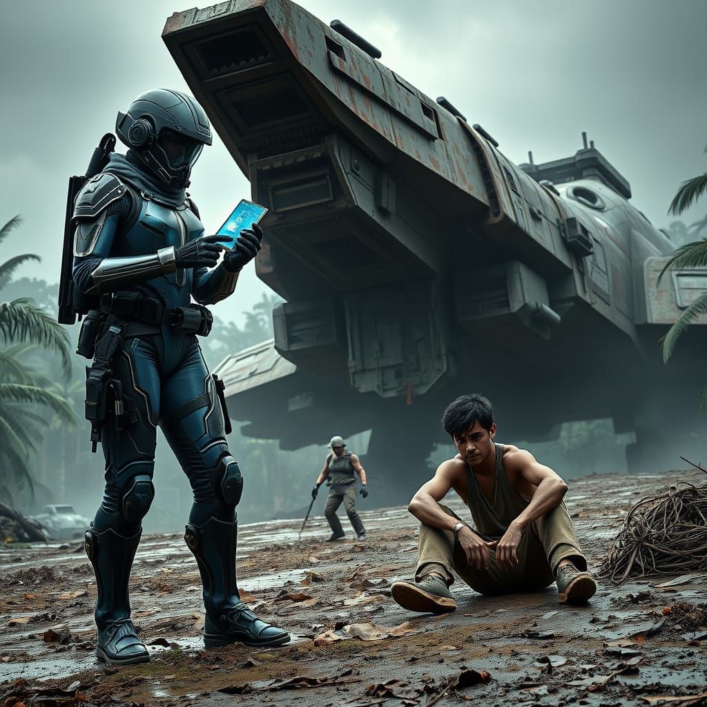 Sci-Fi Mercenaries on Alien Planet