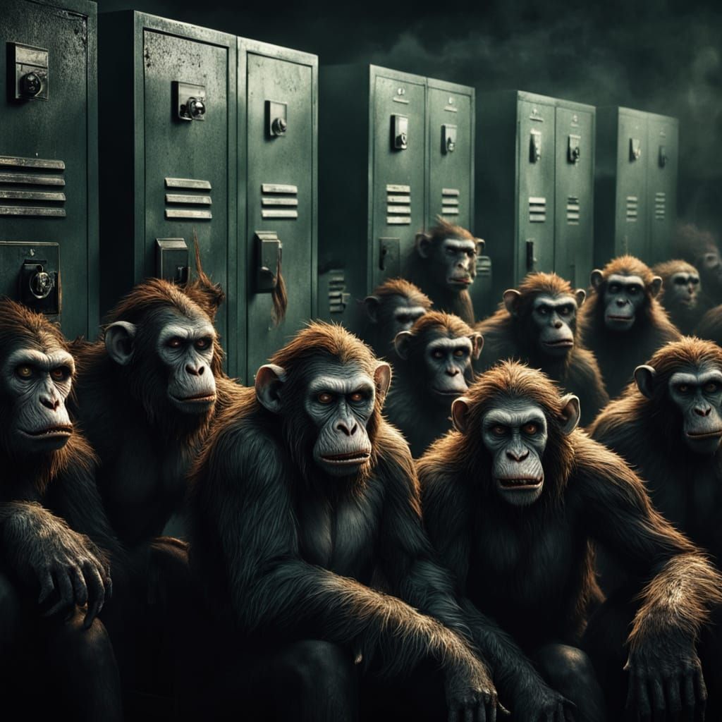 Horror: Zombie Monkey Clowns in Elementary School