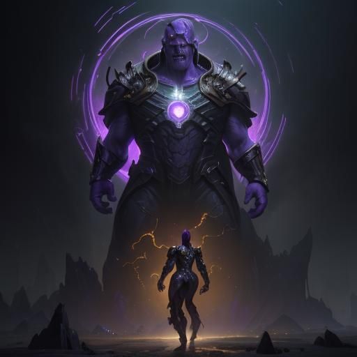 Thanos Snap: Dark Fantasy Concept Art in 8K