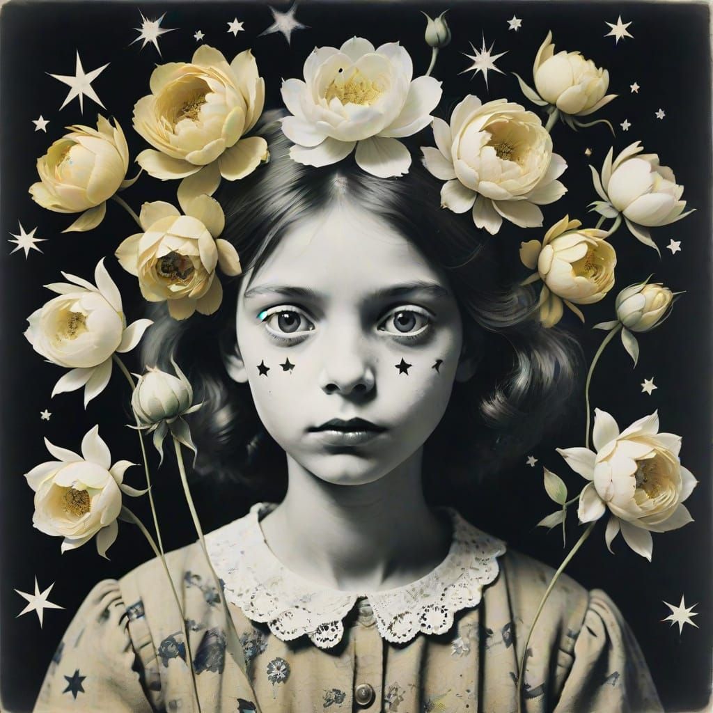 Surreal Dreamscapes: A Psychedelic Collage of Nightmares and...