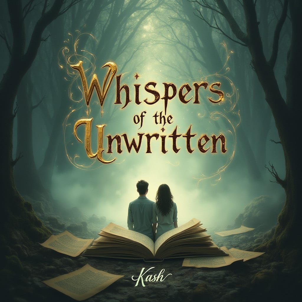 Ethereal Whispers of the Unwritten in a Dreamlike Landscape