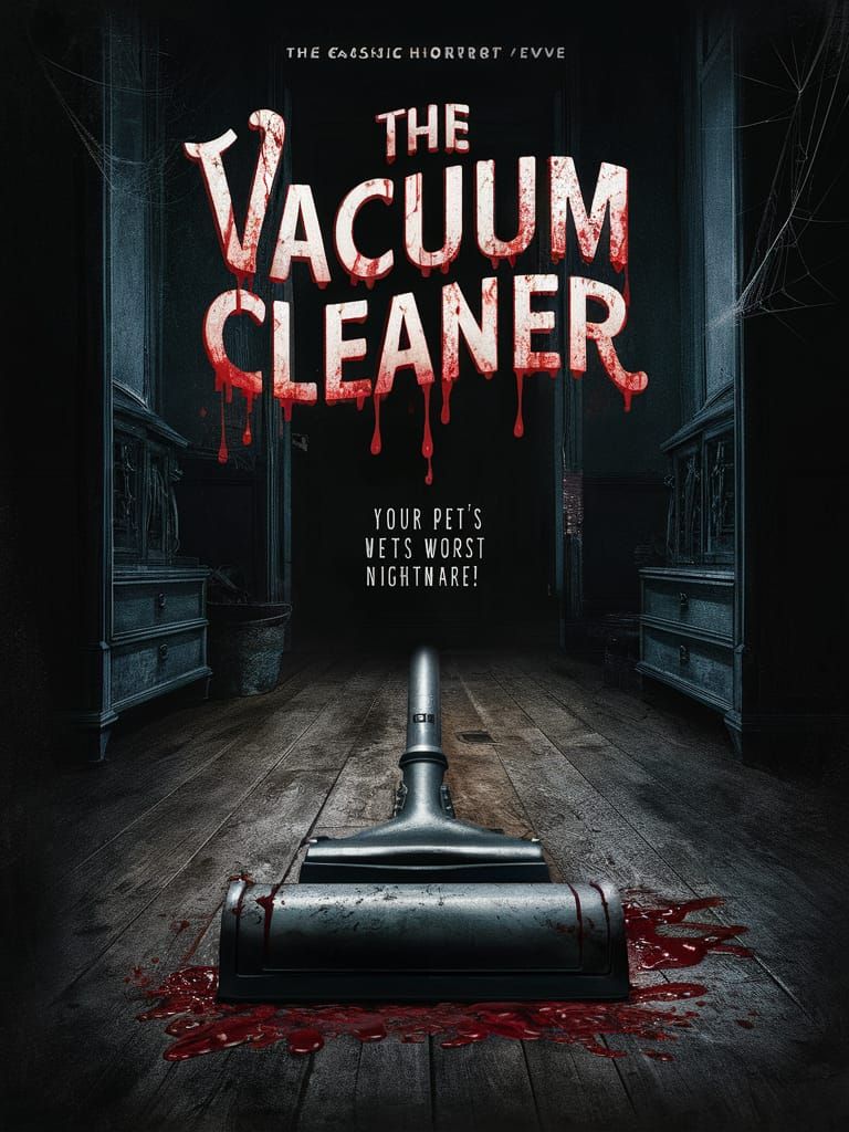 Horror Movie Poster: The Vacuum Cleaner
