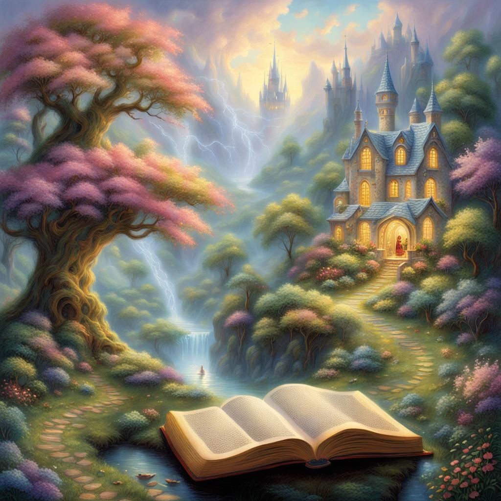 Enchanted Book Unveils a Miniature Fantasy World