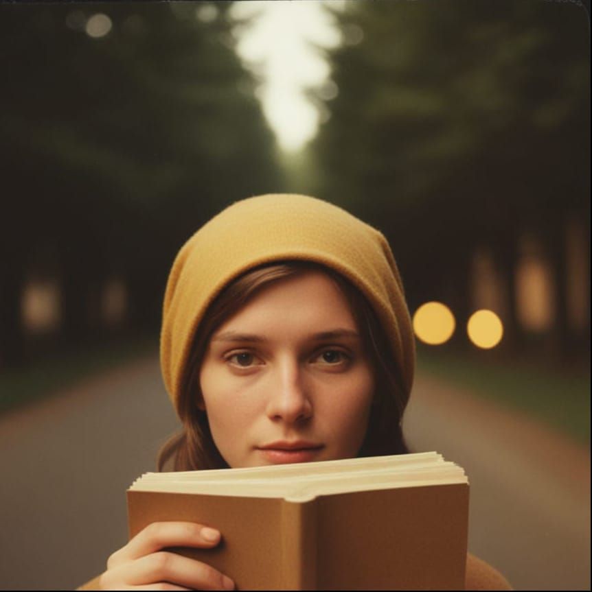 Candid Polaroid Collage in Wes Anderson Style