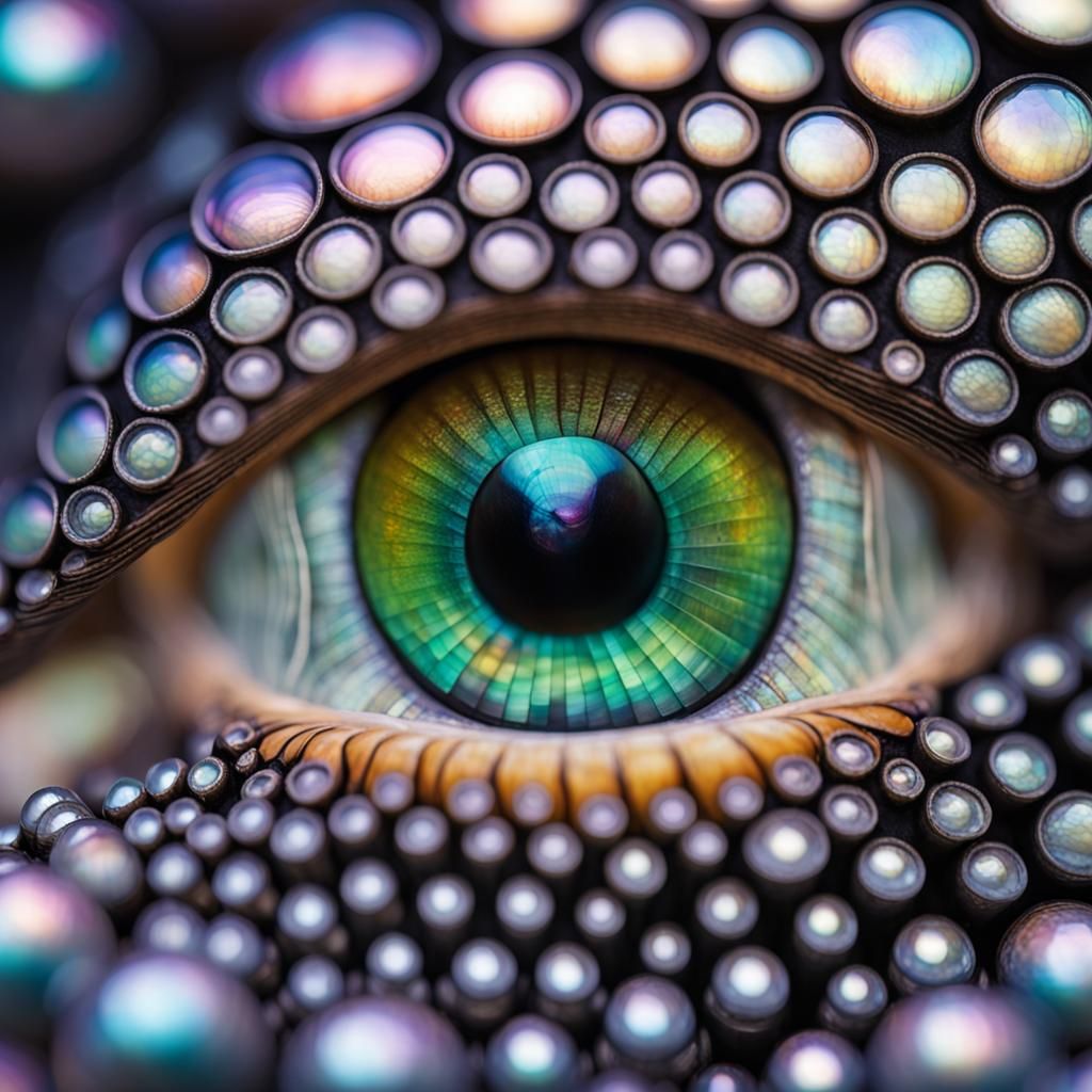 Psychedelic Compound Eye Macro Photography