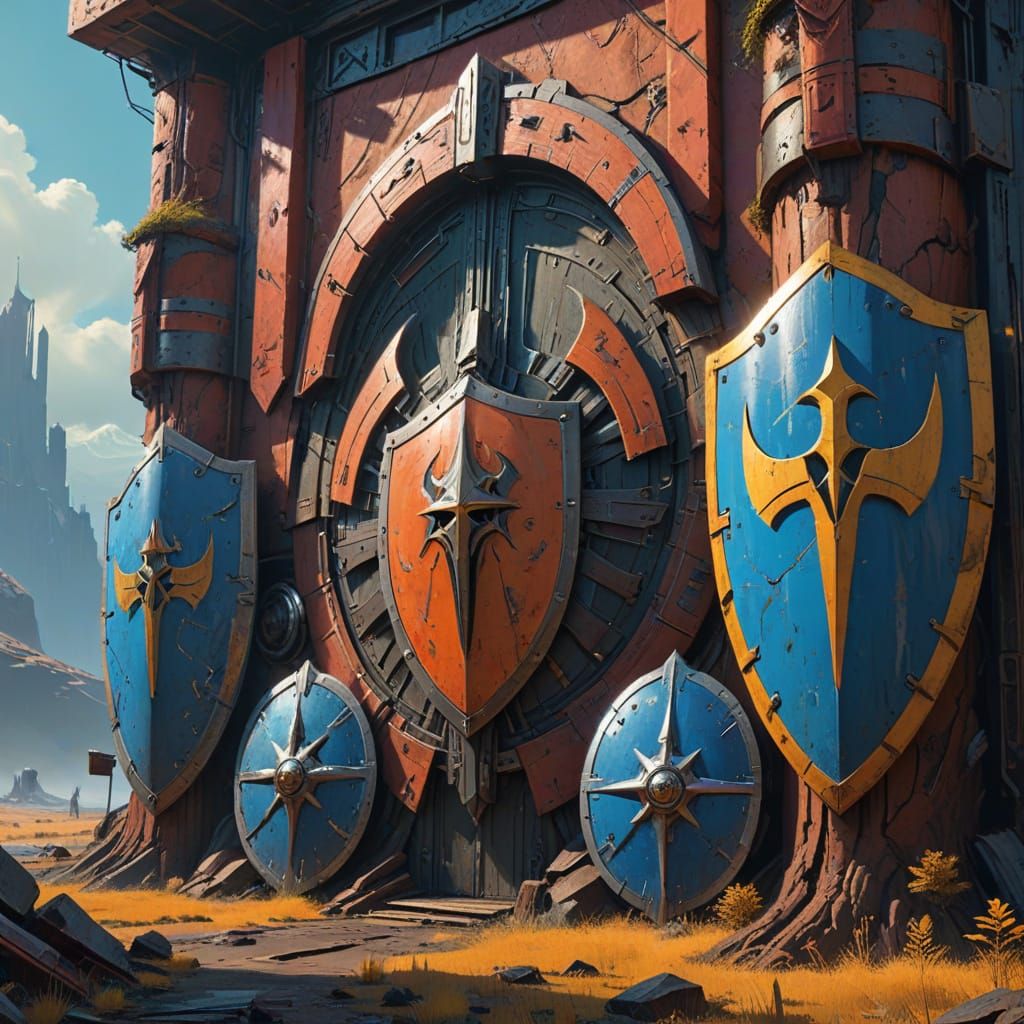 Shieldgate: A Vibrant, Fantastical Fortress of Shields