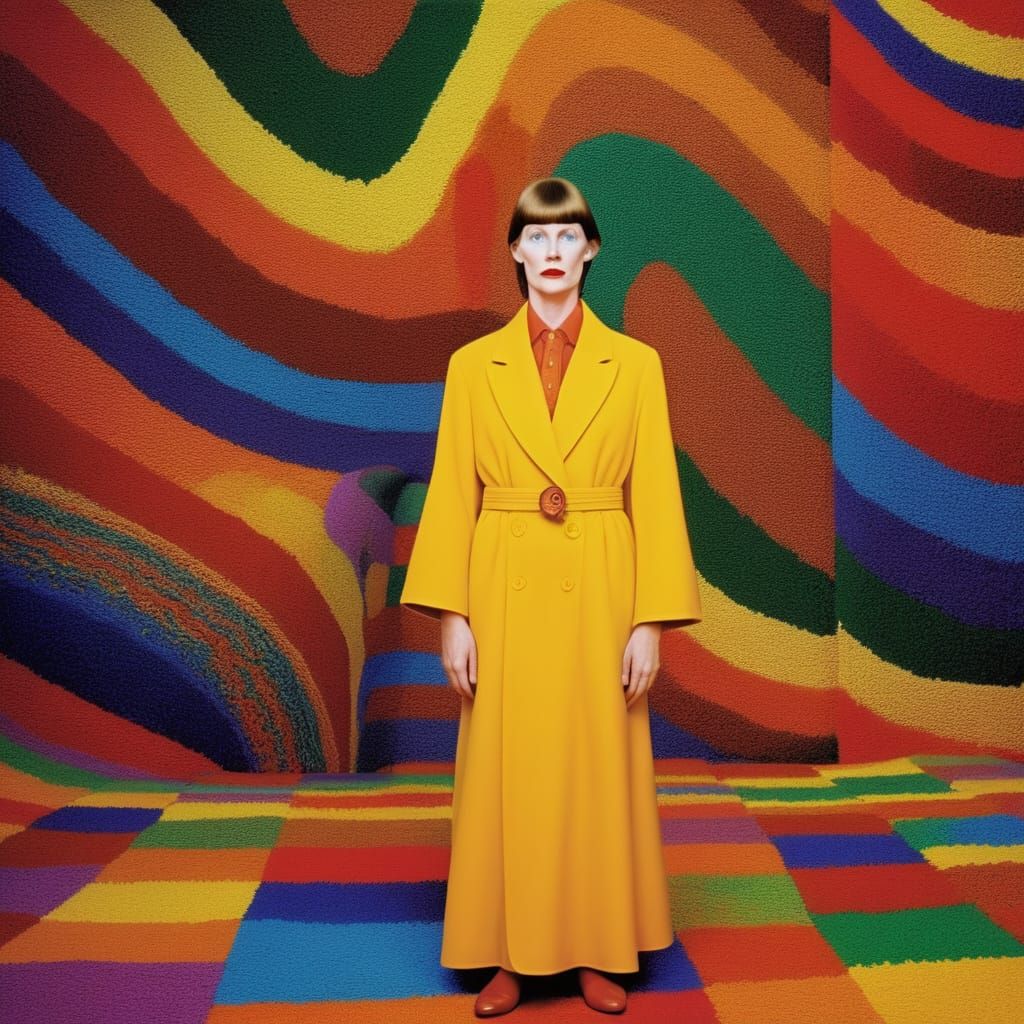 Awkward Figures in a Vibrant Dreamcoat Style