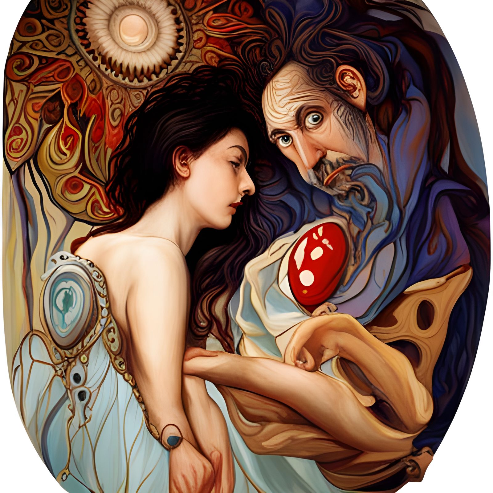 Beauty and Ugliness in Surrealist Oil Painting